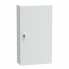 Universālā sadalne, PrismaSeT XS, virsapmetuma, 1 montāžas plaksne + 1 x 13 moduļi (up to 3 x 13 moduļi lietojot montāžas plaksne), baltas durvis