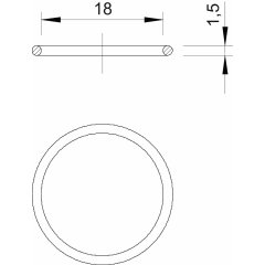 Blīvejuma gredzens o-riņķis PG13,5, NBR
