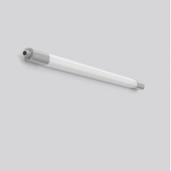 Gaismeklis PLANOX ECO, 36 W, 4950 lm, 840, grey, DALI Ceiling and wall luminaires, Damp-proof luminaires, L 1452 B 61 H 50, Plastic (PC) opal