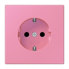 Kontaktligzda SCHUKO, 16 A 250 V ~, ar bērnu drošību, Serie LS, rose vif