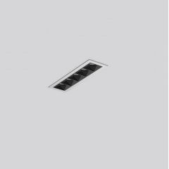 Gaismeklis BEAMLINE SLIM, 14 W, 1000 lm, 930, silver, DALI Recessed ceiling luminaires, L 155 B 45 H 2 HEL 60, Mini-Reflector-System