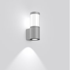 Gaismeklis MEGA LATERNE F, 14 W, 640 lm, 840, silver, on/off Wall luminaires, L 160 B 115 H 303, Opal glass