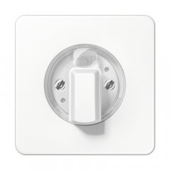 Virsma ar grozāmu slēdzi, duroplasts, Serie CD, balts