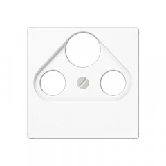 Centrālplate unversālā Sat/BK, duroplast, Serie AS/A, balts