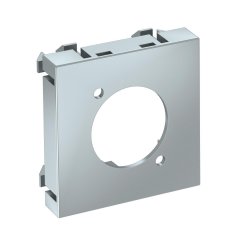 Multimedia Adapteris, XLR pievienojuma rozete 45x45mm, PC, alumīnija lakots MTG-X O AL1