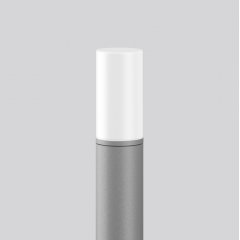 Apgaismes stabiņš MEGA TUBE, 10 W, 1000 lm, 830, silver, on/off Bollards, D 115 H 600