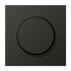 Virsma rotācijas dimmerim, Aluminium lackiert, Serie LS, antracīts (lakots alumīnijs)