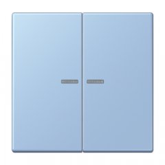 Taustiņs KNX slēdzim ar indikācijas logu 2-viet, Serie LS, outremer moyen