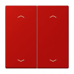 Taustiņs KNX slēdzim, ar virzienrādītāju 2-viet, Serie LS, rouge vermillon 31