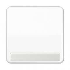 Taustiņs 1-viet, marķējams, termoplasts, Serie CD, balts