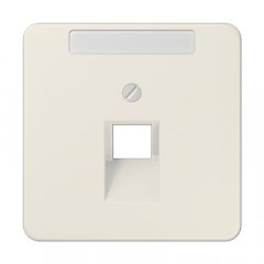 Virsma IAE/UAE-datu rozetei 1 x 8-polig, marķējams, termoplasts, Serie CD, ziloņkaula