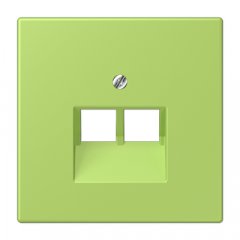 Virsma IAE/UAE-datu rozetei 2 x 8-polig, termoplasts lakots, Serie LS, vert clair