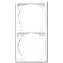 Montāžas rāmis kabeļu kanāliem 3-vietīgs, vertikālā un horizontālā montāža, termoplasts, CD, balts