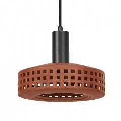 Decor Clay Windows Pendant 1XE27 Brown