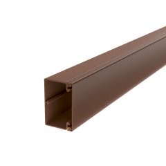Kabeļu kanāls ar perforēto pamatni 40x60x2000, PVC, sēpijas brūna, 8014