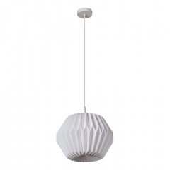 Decor Paper Lantern Gem Pendant E27 White