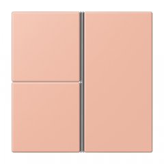 Taustiņs 3-viet, F40, Serie LS, rose clair