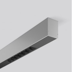 Gaismeklis LESS IS MORE BEAMLINE, 23 W, 1950 lm, 930, silver, DALI Ceiling luminaires, L 1127 B 57 H 75, Mini-Reflector-System