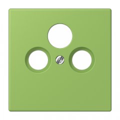 Centrālplate unversālā Sat/BK, termoplasts lakots, Serie LS, vert 31