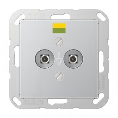 Potenciālu izlīdzināšanas kontaktligzda Potentialausgleich-Steckdose, Serie A, alumīnijs