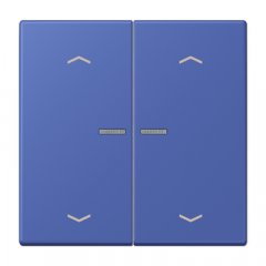 JUNG HOME taustiņš 2-viet, ar bultiņu simboliem<br />
, Serie LS, bleu outremer 31