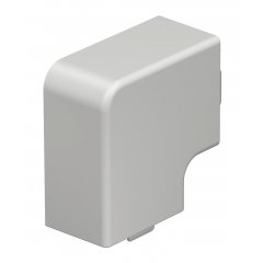 Plakana stūra vāks 30x45mm, PVC, dzidri balts, 9010
