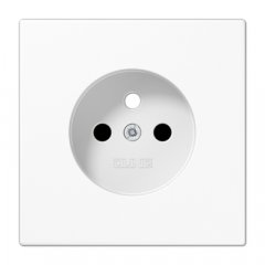 Virsma kontaktligzdai, franču/beļģu sistēma, duroplasts antibakteriāls, Serie LS, balts