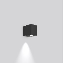 Gaismeklis ZONO PRO, 12 W, 1100 lm, 830, anthracite, DALI Wall luminaires, L 100 B 154 H 127, Transparent glass