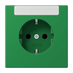 Kontaktligzda SCHUKO, 16 A 250 V ~, marķējams, ar bērnu drošību, termoplasts