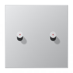 Virsma slēdžiem, 1-viet, 2 rotācijas slēdzis, Serie LS 1912, alumīnijs