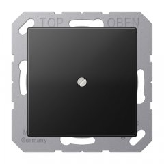 Nosedzošais vāks, termoplasts lakots, Serie A, grafītmelns matēts