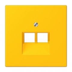 Virsma IAE/UAE-datu rozetei 2 x 8-polig, termoplasts lakots, Serie LS, le jaune vif