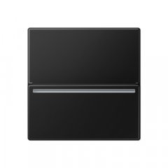 RFID kartes turētājs (bez mehānisma), bez simboliem, Serie A, grafīta melns matēts