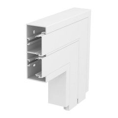 Plakanais stūris Stabils, neregulējams 200x200x130, PVC, dzidri balts, 9010