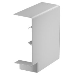 Plakanais stūris montāžai uz kanāla 70x170mm, PC/ABS, gaiši pelēks, 7035