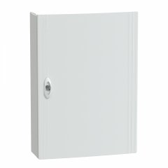 Universālā sadalne, PrismaSeT XS, virsapmetuma, 1 montāžas plaksne + 1 x 18 moduļi (up to 3 x 18 moduļi lietojot montāžas plaksne), baltas durvis
