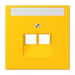 Virsma IAE/UAE-datu rozetei 2 x 8-polig, marķējams, termoplasts lakots, Serie LS, le jaune vif