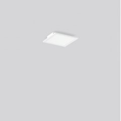 Gaismeklis SIDELITE ECO, 19 W, 2100 lm, 830, white, on/off Ceiling and wall luminaires, L 295 B 295 H 46, Plastic (PMMA) opal