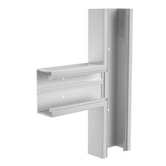 T-elements 70x130mm, PVC, gaiši pelēks, 7035