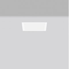 Gaismeklis SIDELITE ECO, 19 W, 2200 lm, 840, white, DALI Recessed ceiling luminaires, L 324 B 324 H 2 HEL 51, Plastic (PMMA) opal