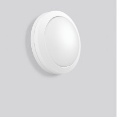 Gaismeklis ROUNDED midi, 12 W, 650 lm, 840, white, on/off Ceiling and wall luminaires, D 268 H 91, Plastic (PC) opal, HF movement sensor