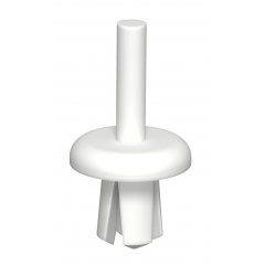 Stiprinājuma kniede izmērs 1 Ø 4,5mm, PP, gaiši pelēks, 7035