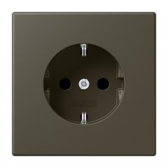 Kontaktligzda SCHUKO, 16 A 250 V ~, ar bērnu drošību, Serie LS, ombre naturelle 31