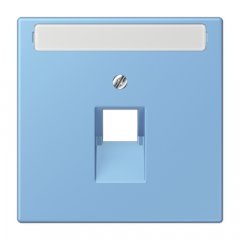 Virsma IAE/UAE-datu rozetei 1 x 8-polig, marķējams, termoplasts lakots, Serie LS, bleu céruléen 59