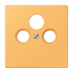 Centrālplate unversālā Sat/BK, termoplasts lakots, Serie LS, ocre jaune clair