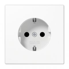 Kontaktligzda SCHUKO, 16 A 250 V ~, skrūvju spailes, duroplasts, Serie LS, balts