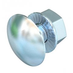 Skrūve ar pusapaļo galviņu ar kombinēto uzgriezni M6x12, St, G