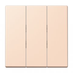 Taustiņs 3-viet, termoplasts lakots, Serie LS, rose pâle