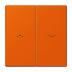 Taustiņs 2-viet žalūziju slēdzim, ar virzienrādītāju, Serie LS, orange vif