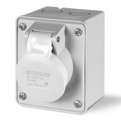 Kontaktligzda SOCKET OUTLET 2P IP44 32A 12h 40-50V AC